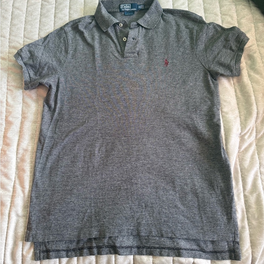 Polo by Ralph Lauren Gray Classic Polo Shirt Casual Fit